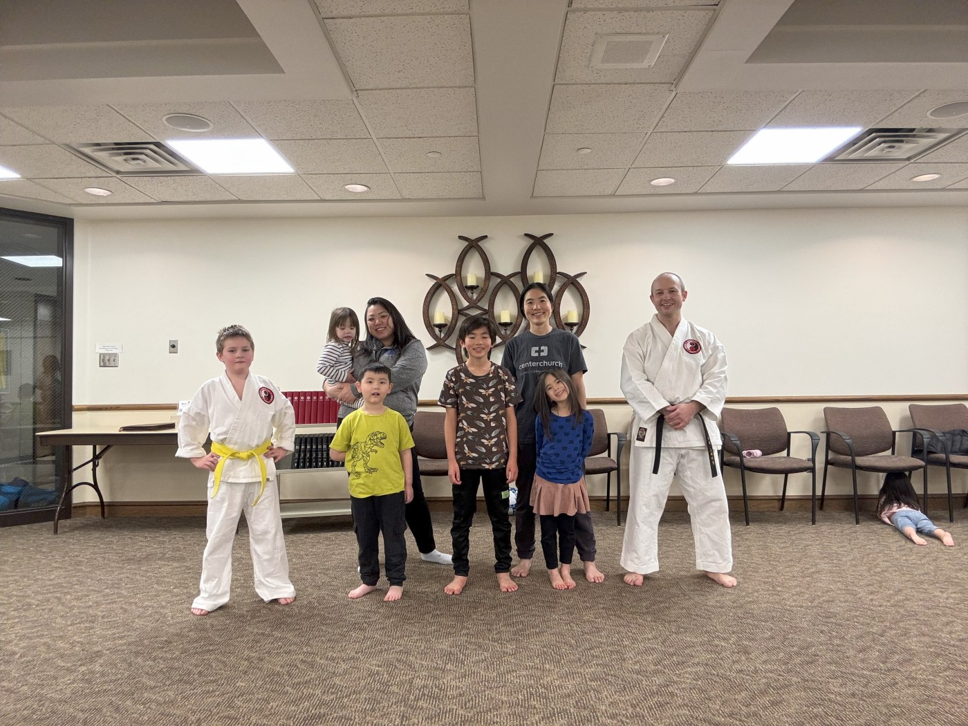 Rising Warriors students practicing together